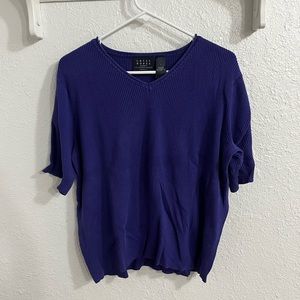 Purple sweater shirts